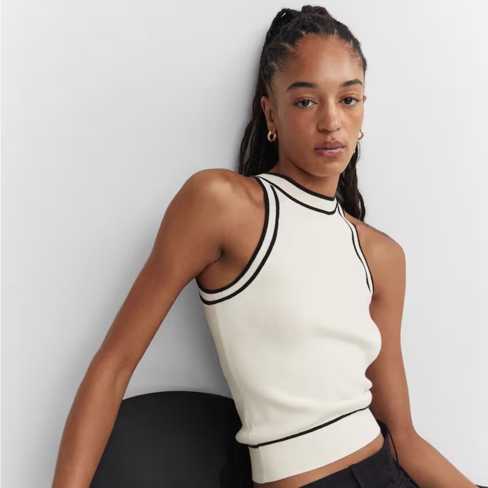 Mango knit top